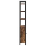 vidaXL Bibliothèque Chêne fumé 60 x 24 x 161 cm Bois d'ingénierie