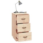  vidaXL Table de chevet 40x40x75 cm Bois de pin solide