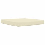 vidaXL Coussin de canapé d'extérieur 3 Pièces Crème Polyester