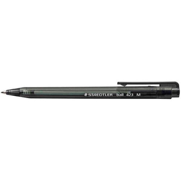 Stylo à bille rétractable ball 423 M  noir STAEDTLER