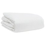 vidaXL Ensemble de Duvet avec oreiller 3 pc Blanc Plume de canard