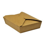 Boîtes alimentaires en carton compostable no.2 1500ml - lot de 280 - vegware -  - carton  195x140x48mm