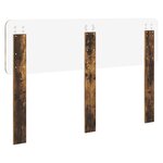 vidaXL Tête de lit Chêne fumé 160 cm Bois d'ingénierie