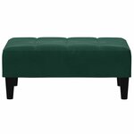 vidaXL Repose-pied vert foncé 77x55x31 cm velours