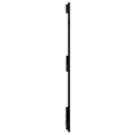 vidaXL Tête de lit murale Noir 185x3x90 cm Bois massif de pin