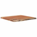 vidaXL Dessus de table 40x40x2 5 cm rectangulaire bois massif d'acacia