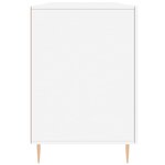 vidaXL Bureau blanc 140x50x75 cm bois d'ingénierie
