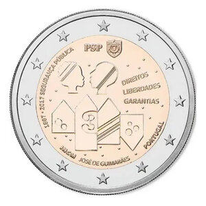 2 euros commémorative Portugal 2017 - PSP.
