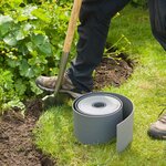Nature Ensemble de bordure de jardin avec pointes gris