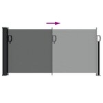 vidaXL Store latéral rétractable Anthracite 100x300 cm