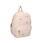 Sac a dos enfants rayures - avion beige