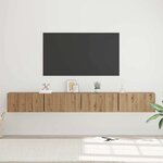 vidaXL Ensemble meuble TV 4 Pièces chêne artisanal 60 x 30 x 30 cm