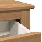 vidaXL Buffet avec tiroirs Panama 112x40x80 cm bois massif de pin