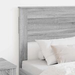 vidaXL Tête de lit Gris Sonoma 100 cm Bois d'ingénierie
