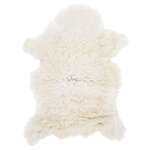 vidaXL Peau de mouton Crème (60-70)x(90-100) cm