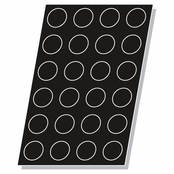 Moule flexipan® plaque silicone 24 marguerites en relief - pujadas -  - silicone