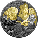 Monnaie ALKONOST Slavic Bestiary 2 Oz Argent 1000 Francs Cameroon 2026