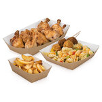 Lot de 500: Barquette carton snacking 35 cl