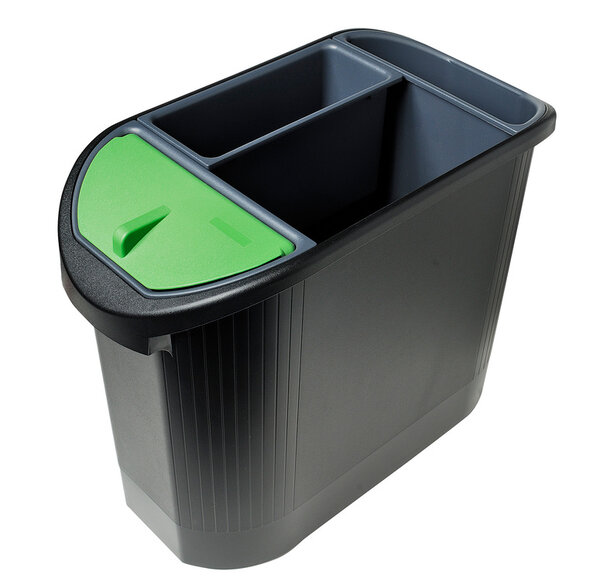 Corbeille papier Écologic noir/anthracite EXACOMPTA
