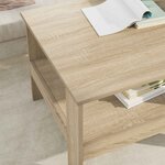 vidaXL Table basse Chêne Sonoma 57 x 55 x 45 cm Bois d'ingénierie