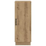 vidaXL Buffet Chêne artisanal 33 x 34 5 x 87 cm Bois d'ingénierie