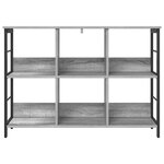 vidaXL Étagère Gris Sonoma 102 x 32 x 72 5 cm Bois d'ingénierie