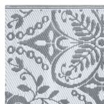 vidaXL Tapis d'extérieur ARAKIL Gris clair 190x290 cm PP