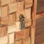 vidaXL Meuble TV 100x30x40 cm Bois d'acacia massif