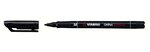 Stylo-feutre ohp pen permanent pointe moyenne 1mm encre indélébile noir STABILO