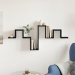 vidaXL Étagère murale Chêne noir 104 5x10x43 cm Bois d'ingénierie