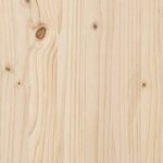 vidaXL Cadre de lit bois de pin massif 135x190 cm double