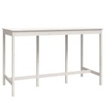 vidaXL Ensemble de bar 9 Pièces Blanc Bois de pin massif