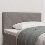 Tête de lit vidaXL Design Blocs Diamants Taupe 90 cm Tissu