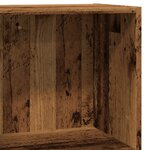 vidaXL Bibliothèque vieux bois 40x24x76 cm bois d'ingénierie