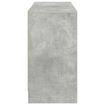 vidaXL Bureau Gris béton Bois d'ingénierie 100 x 40 x 75 cm