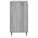 vidaXL Buffets 2 Pièces sonoma gris 40x35x70 cm bois d'ingénierie
