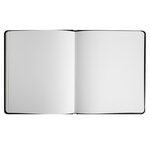 Livre D'or Cuir Alpille 140 Pages Ivoire - 26x22cm Vertical - Noir - Exacompta
