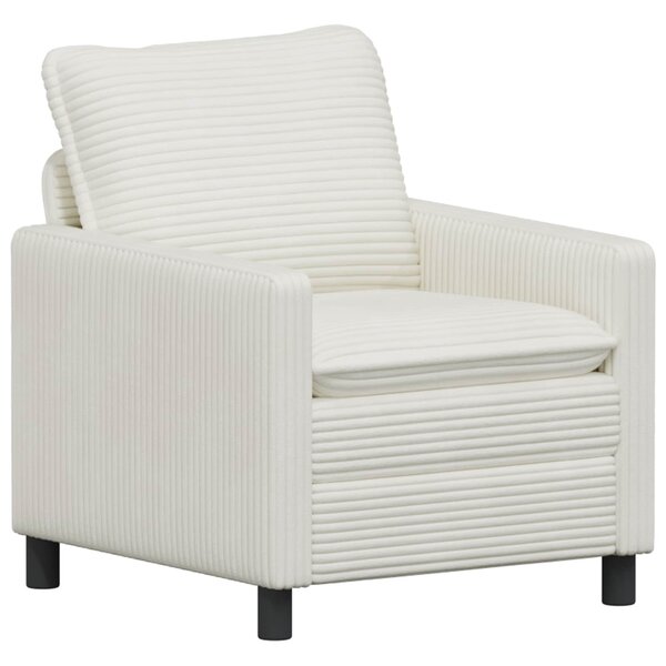 vidaXL Canapé Crème 76 x 81 x 87 5 cm Polyester