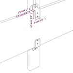 vidaXL Tête de lit avec oreilles Gris 93x23x118/128 cm Similicuir