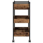Chariot de cuisine vidaXL En bois ancien 50x30x70 cm Bois d'ingénierie