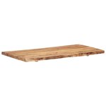vidaXL Dessus de table Bois d'acacia massif 118x(50-60)x3 8 cm