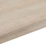 vidaXL Table console marron 110x35x76cm bois massif de manguier et fer