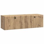 vidaXL Meuble TV mural 98 x 31 x 30 cm Chêne artisanal