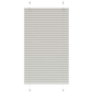 vidaXL Store plissé gris clair 70x100 cm largeur du tissu 69 4 cm