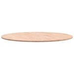 vidaXL Dessus de table Ø90x1 5 cm rond bois massif de hêtre