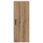 vidaXL Meuble mural Chêne artisanal 34 5 x 34 x 90 cm