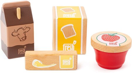 Set De Petit Déjeuner Fresh En Bois