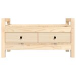 vidaXL Banc d'entrée 80x40x43 cm Bois de pin massif