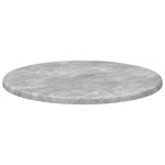 vidaXL Plateau de table Gris béton 40 x 40 x 1 5 cm Bois d'ingénierie