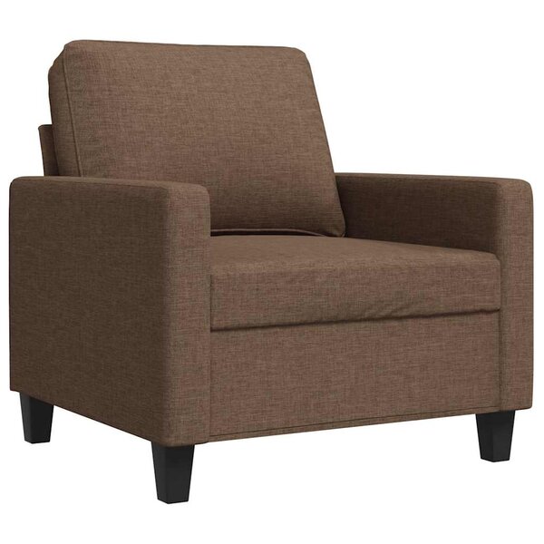 vidaXL Fauteuil Marron 60 cm Tissu